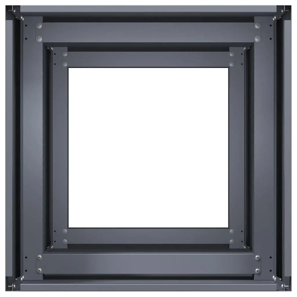 Raised Garden Planter Box Cold-rolled Steel 40x40x80cm Anthracite
