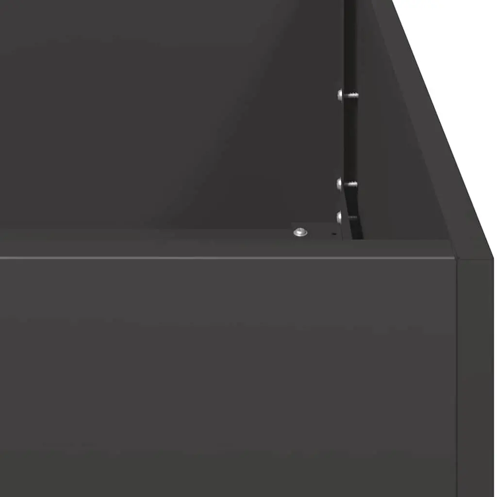 Raised Planter Box Garden Container Deep Large Black