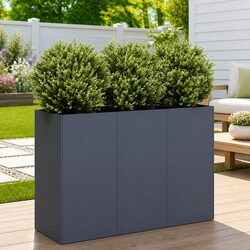 Value-packed Anthracite Raised Garden Planter Box 120x40x80cm