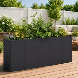 Functional Black Raised Garden Planter Box