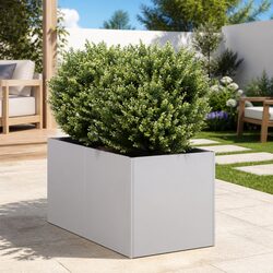 Reliable Galvanised Steel Planter for Your Garden