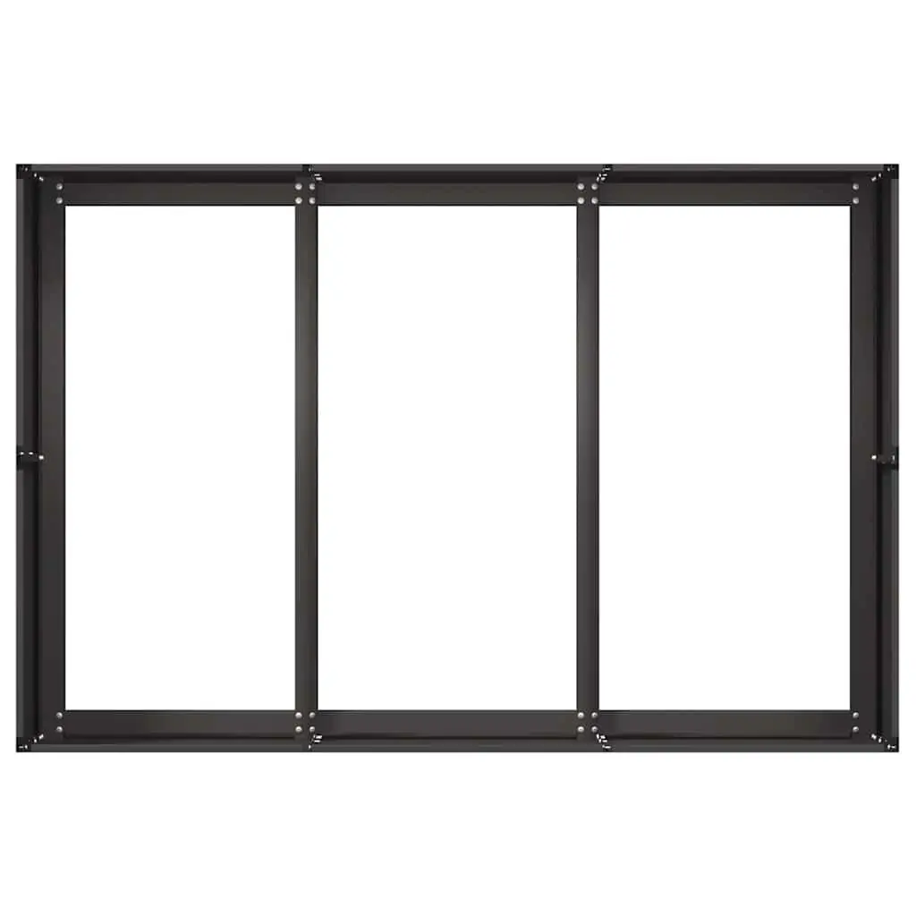 Raised Garden Bed Planter Box Steel Black 120cm x 80cm x 40cm Outdoor