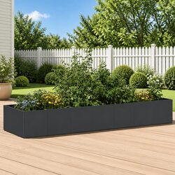 Reliable Steel Raised Planter Box 280x80x40cm for Gardening