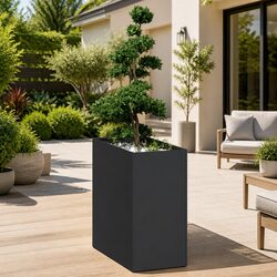 Reliable Black Steel Planter Box for Plant Lovers