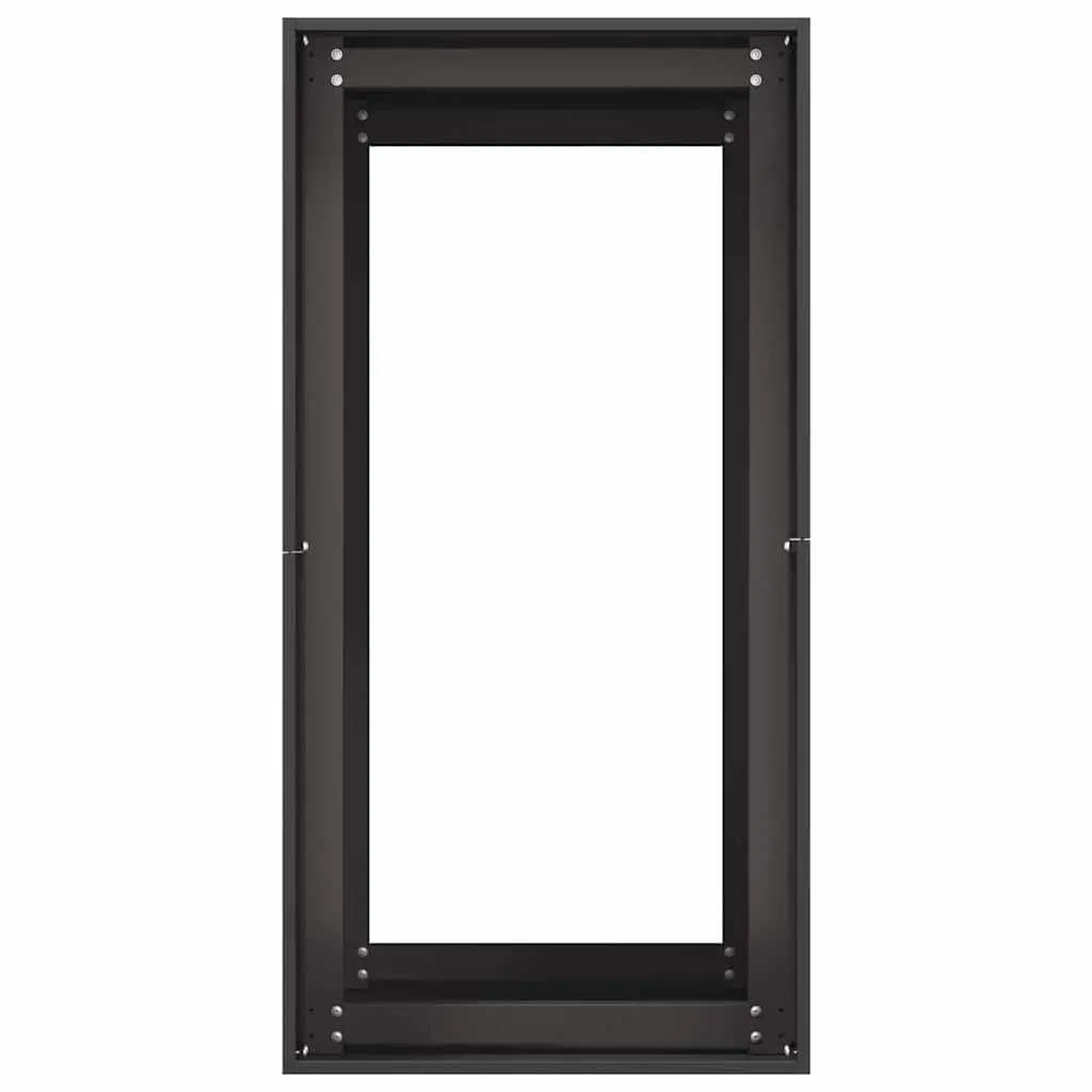 Steel Planter Box Raised Garden Bed 40x80x80 cm Black