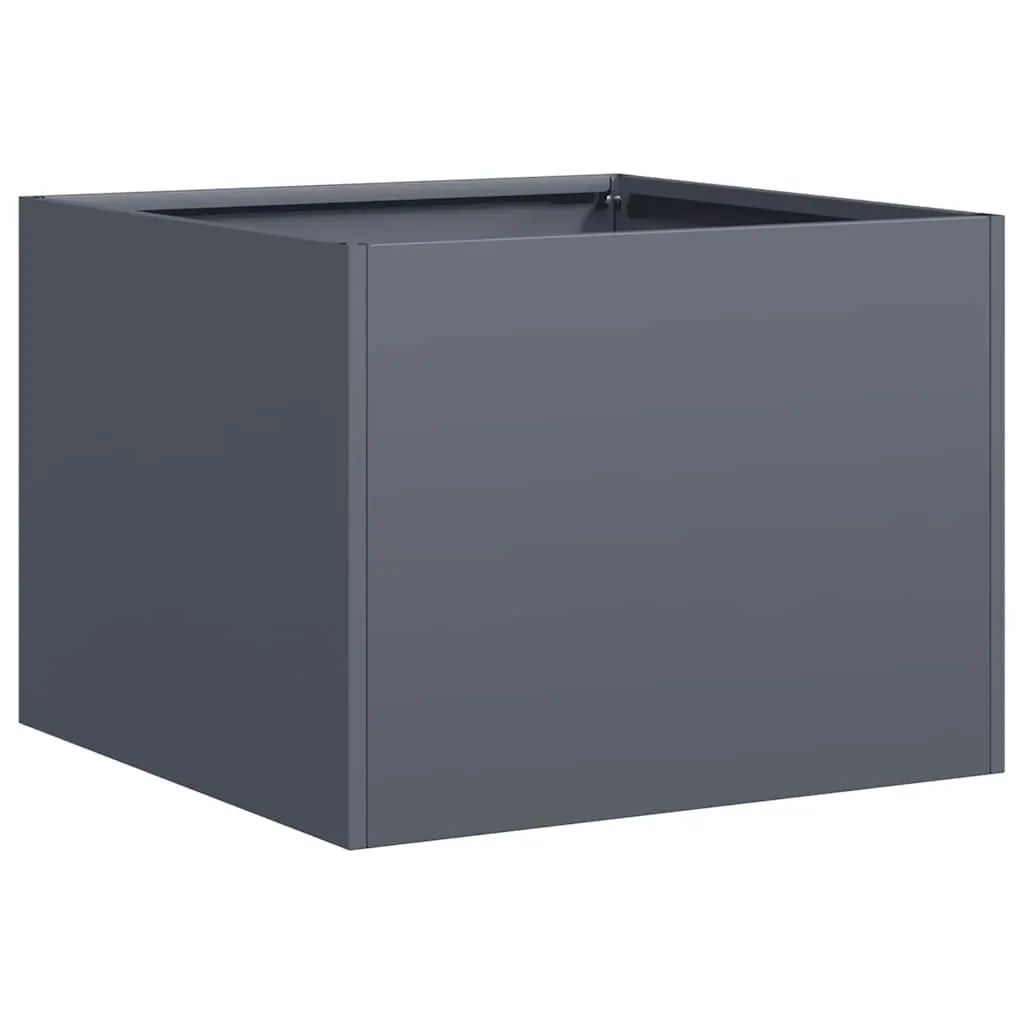 Steel Planter Box Outdoor Garden Raised Bed 40x40x30 cm Anthracite