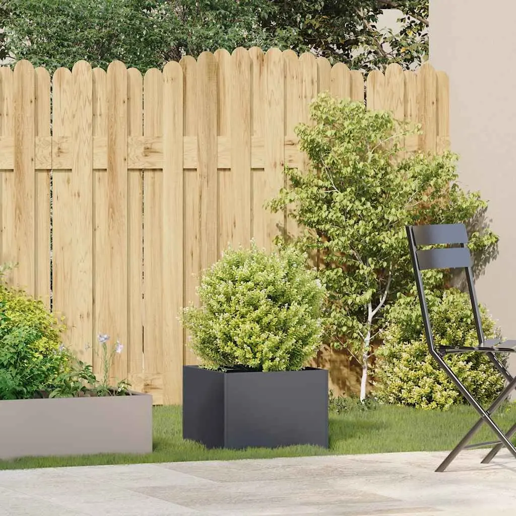 Steel Planter Box Outdoor Garden Raised Bed 40x40x30 cm Anthracite