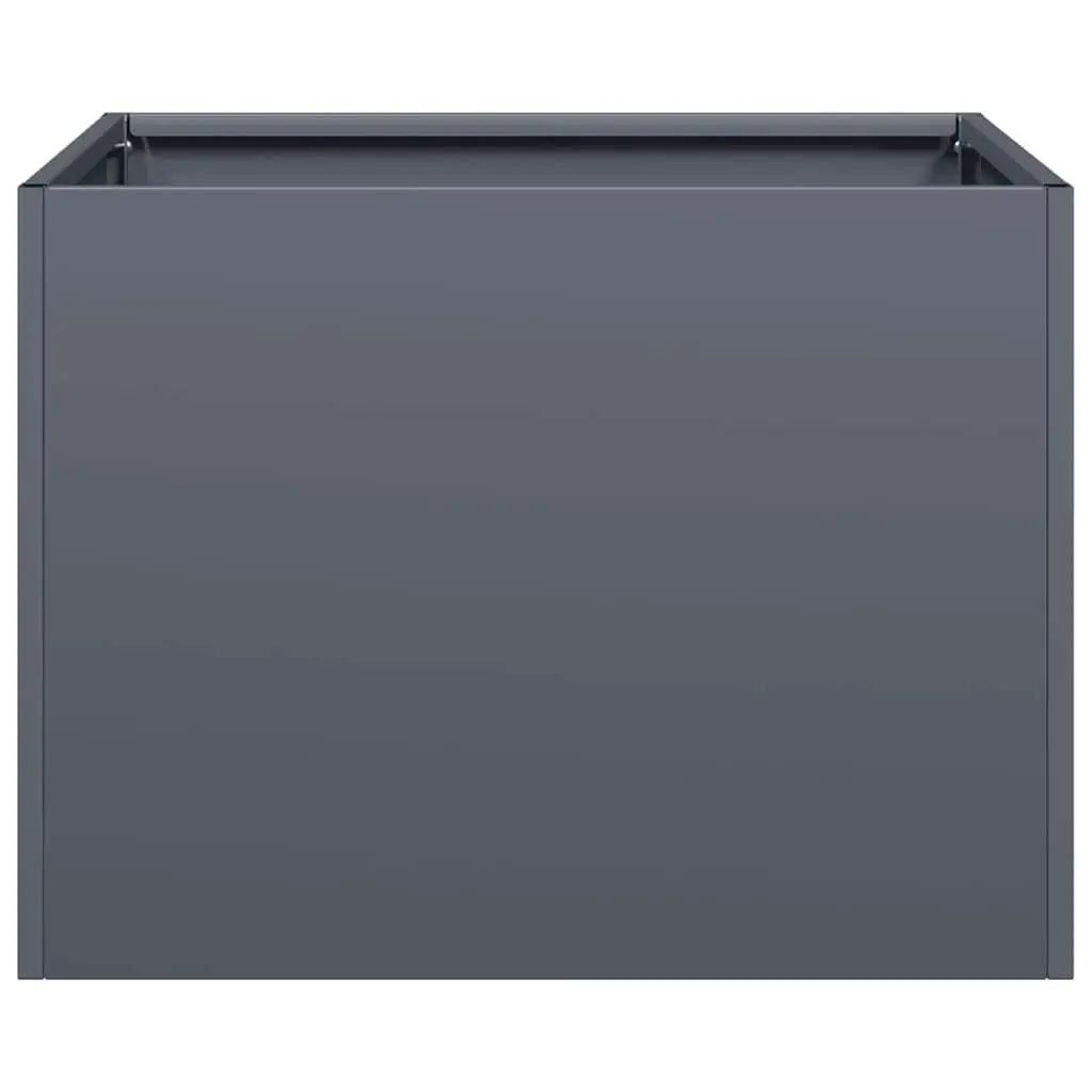 Steel Planter Box Outdoor Garden Raised Bed 40x40x30 cm Anthracite