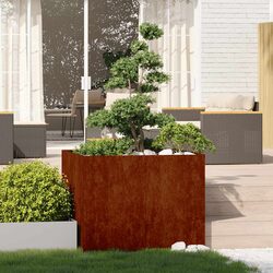 Reliable Weathering Steel Raised Planter for Your Outdoors