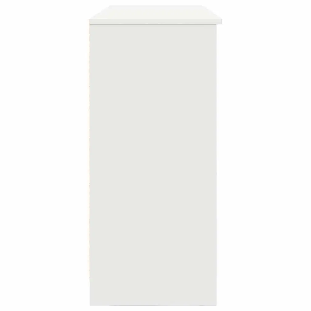 Sideboard Cabinet Storage Drawer 101cm White Engineered Wood Furniture
