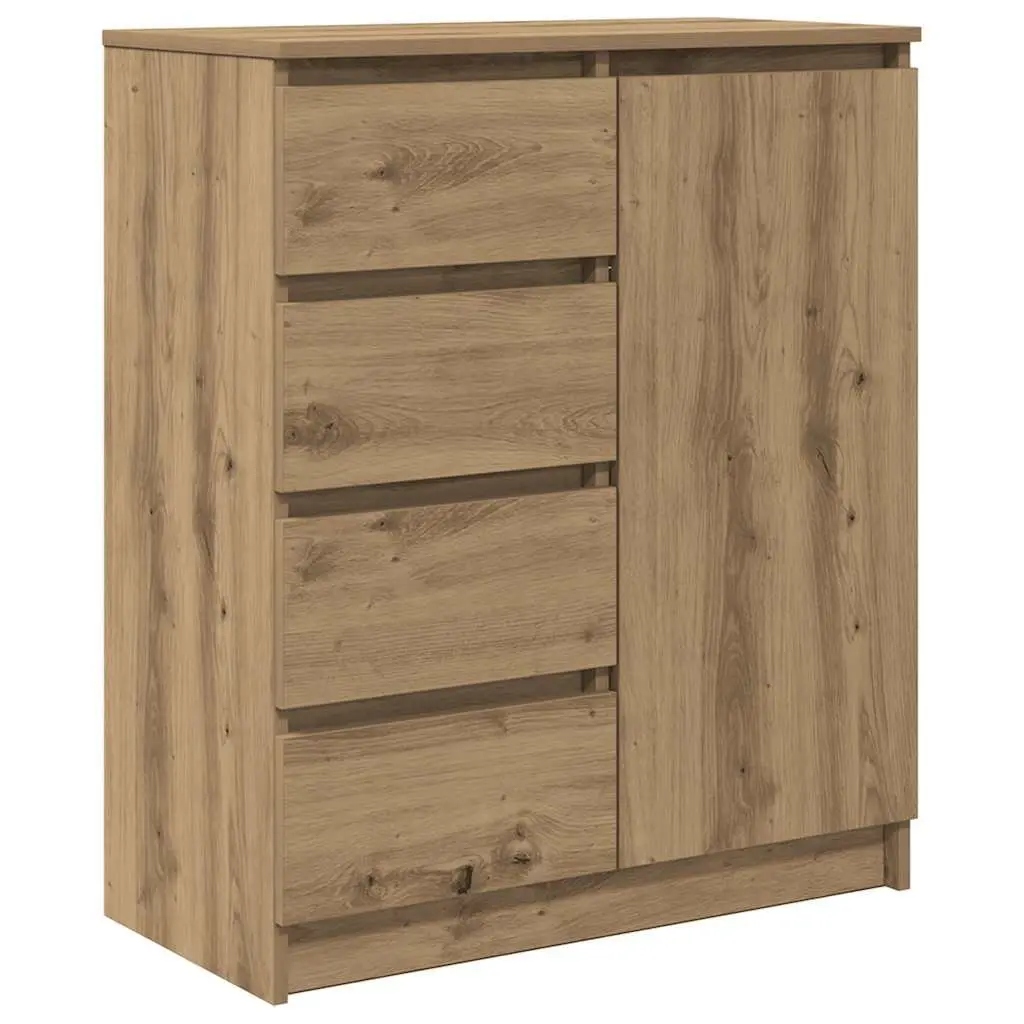 Sideboard Storage Cabinet Engineered Wood Brown 71W x 35D x 84H cm