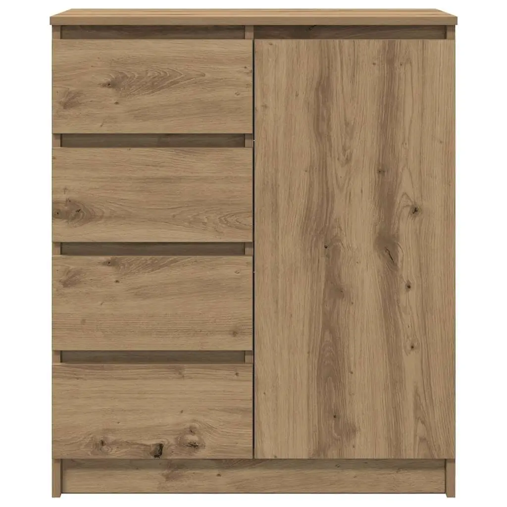 Sideboard Storage Cabinet Engineered Wood Brown 71W x 35D x 84H cm
