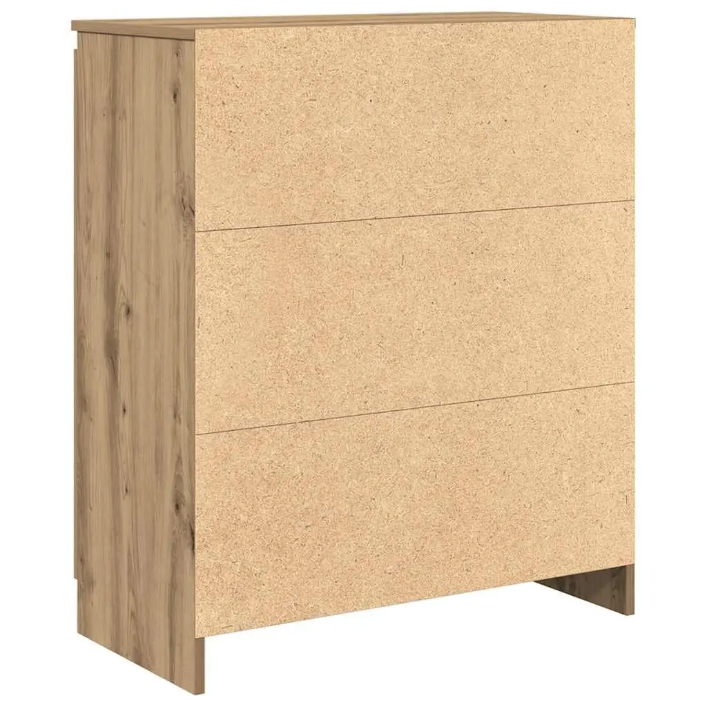 Sideboard Storage Cabinet Engineered Wood Brown 71W x 35D x 84H cm