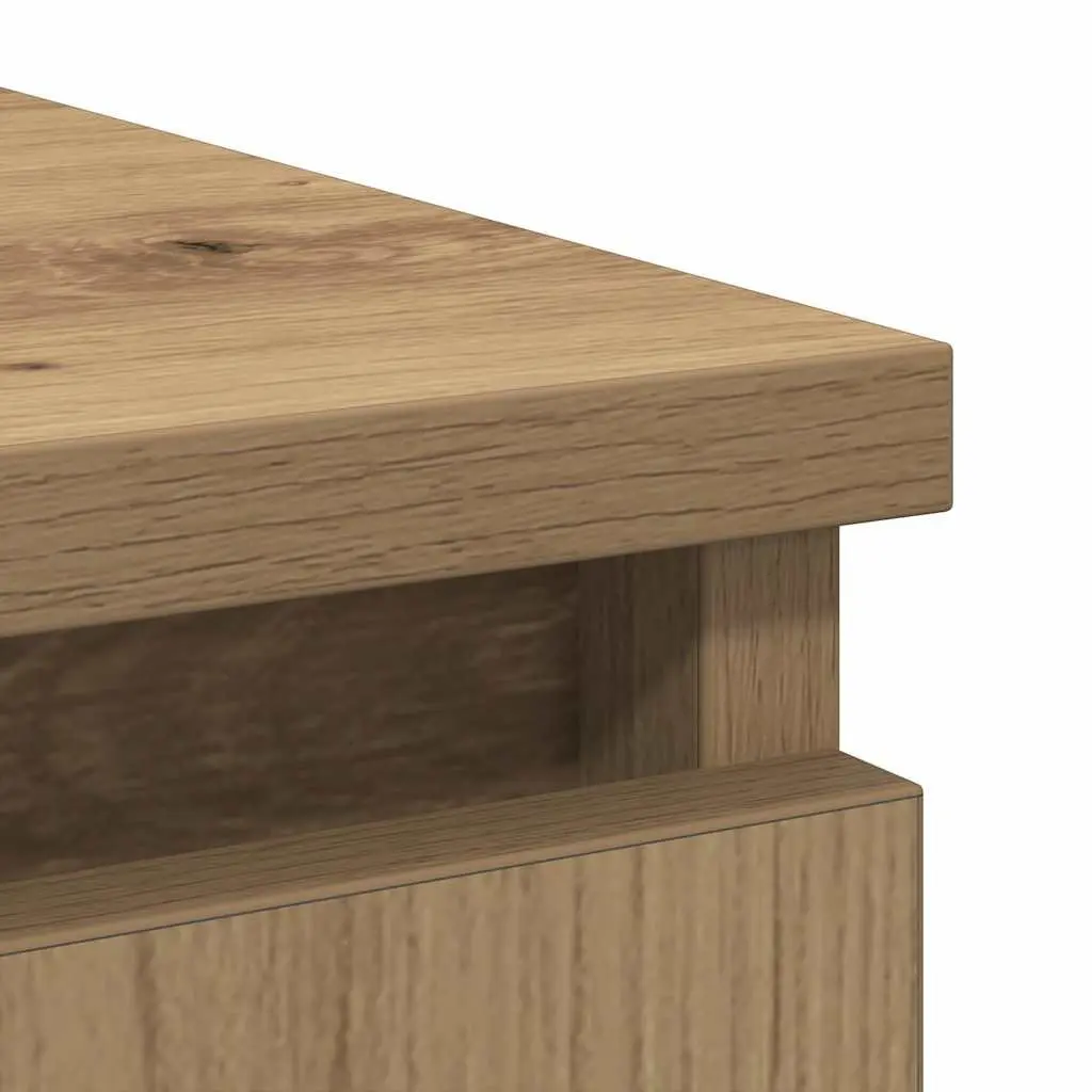Sideboard Storage Cabinet Engineered Wood Brown 71W x 35D x 84H cm