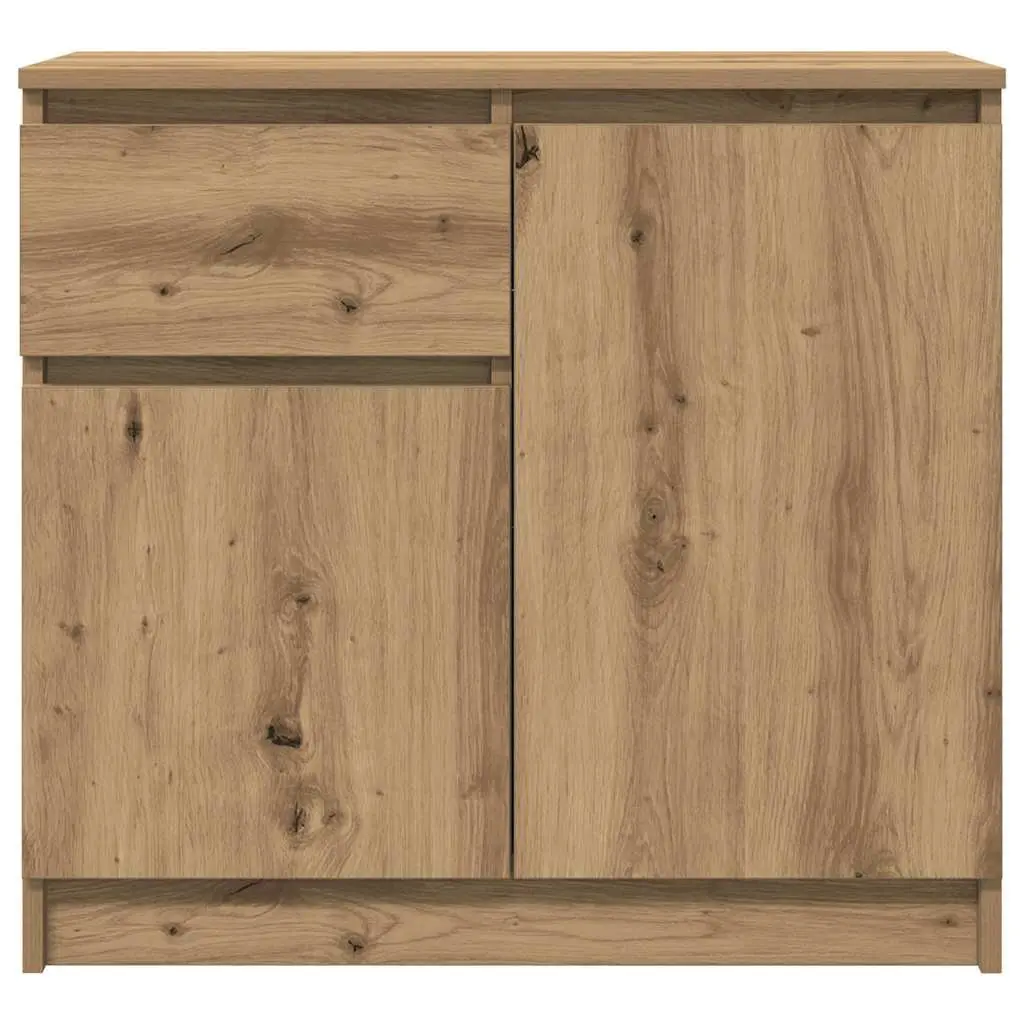 Sideboard Storage Cabinet with Drawer 71x35x65cm Brown Engineered Wood