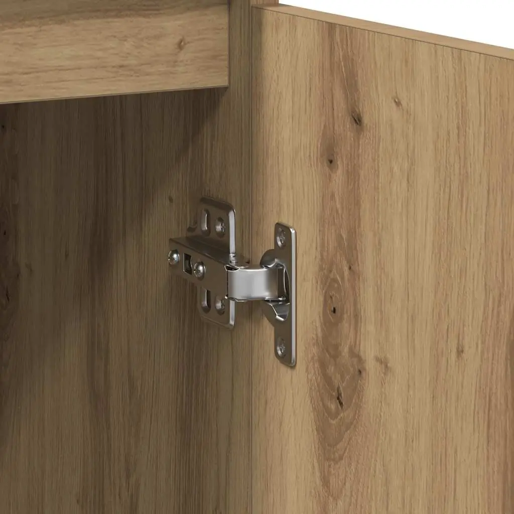 Sideboard Storage Cabinet with Drawer 71x35x65cm Brown Engineered Wood
