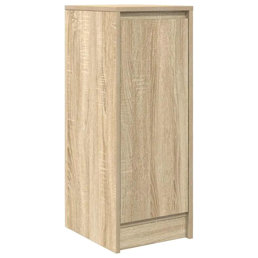 Sideboard Storage Cabinet Brown Engineered Wood 29.5 x 34 x 76 cm