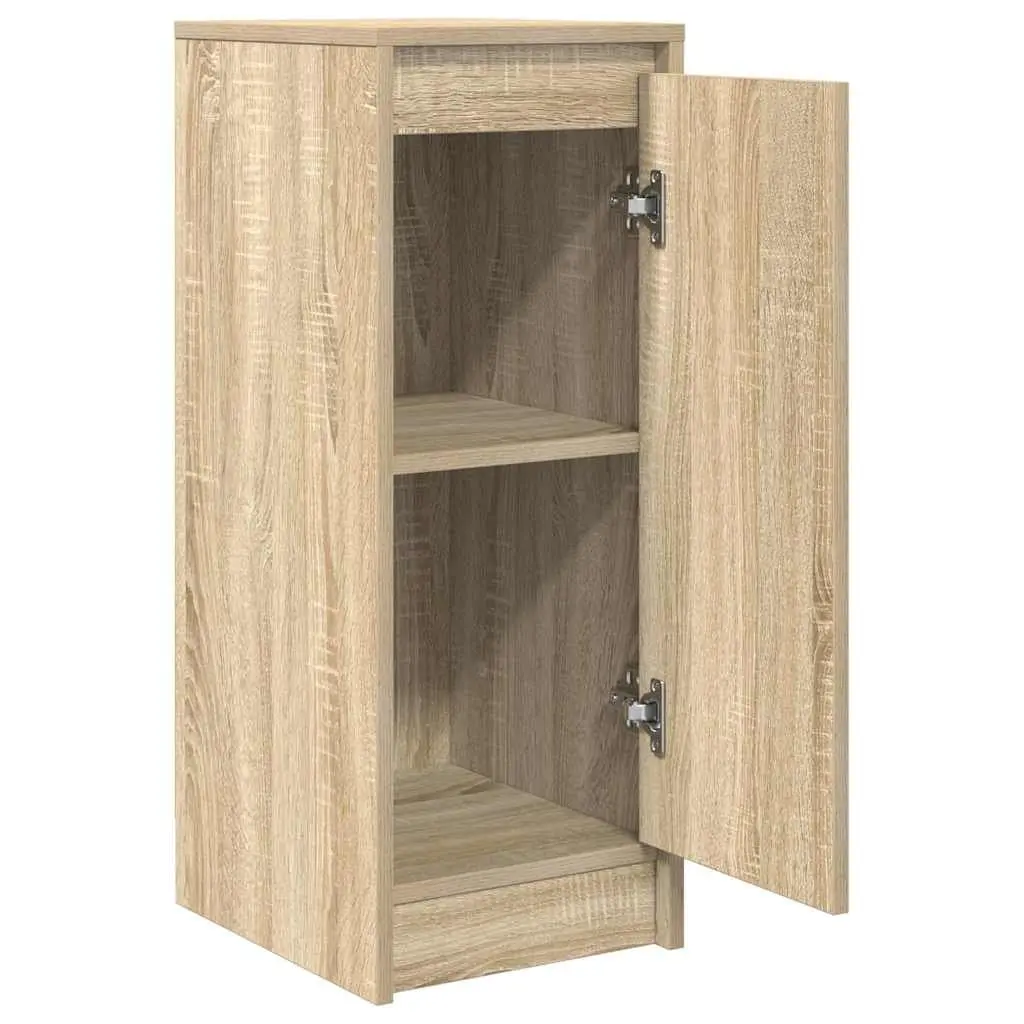 Sideboard Storage Cabinet Brown Engineered Wood 29.5 x 34 x 76 cm