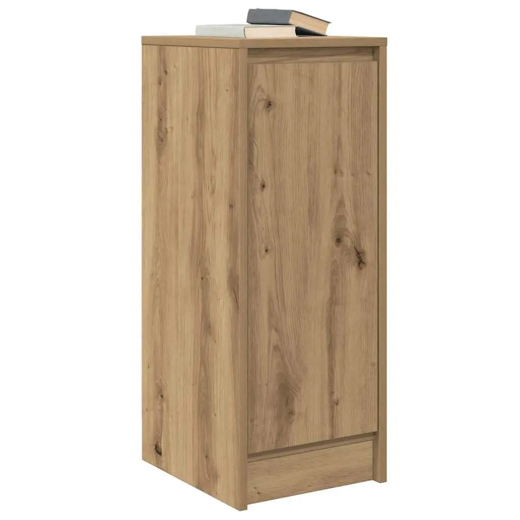 Sideboard Storage Cabinet Brown Engineered Wood Buffet Organiser 29.5 x 34 x 76 cm