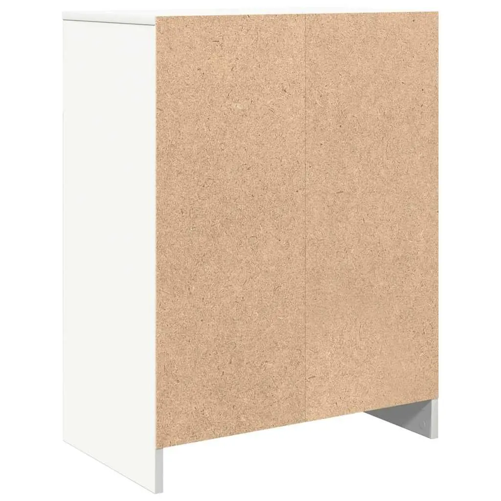 Sideboard Storage Cabinet White Engineered Wood Buffet Cupboard Bedroom Entryway