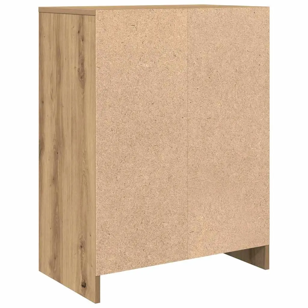 Brown Sideboard with Enclosed Storage