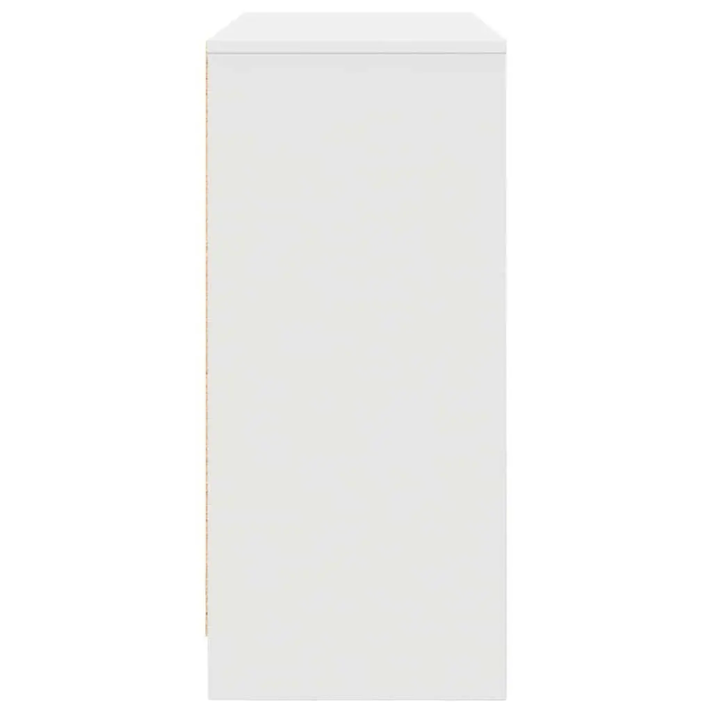 Sideboard Cabinet Storage 85x34x76cm White Engineered Wood