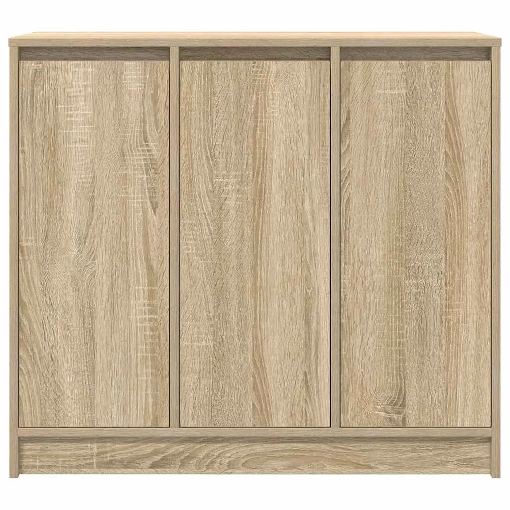 Sideboard Sonoma Oak 85x34x76 cm Storage Cabinet Engineered Wood Buffet