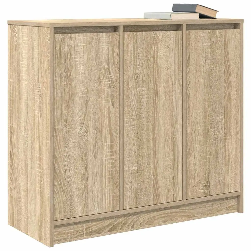 Sideboard Sonoma Oak 85x34x76 cm Storage Cabinet Engineered Wood Buffet