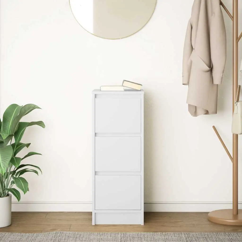 White Sideboard with Ample Storage Space