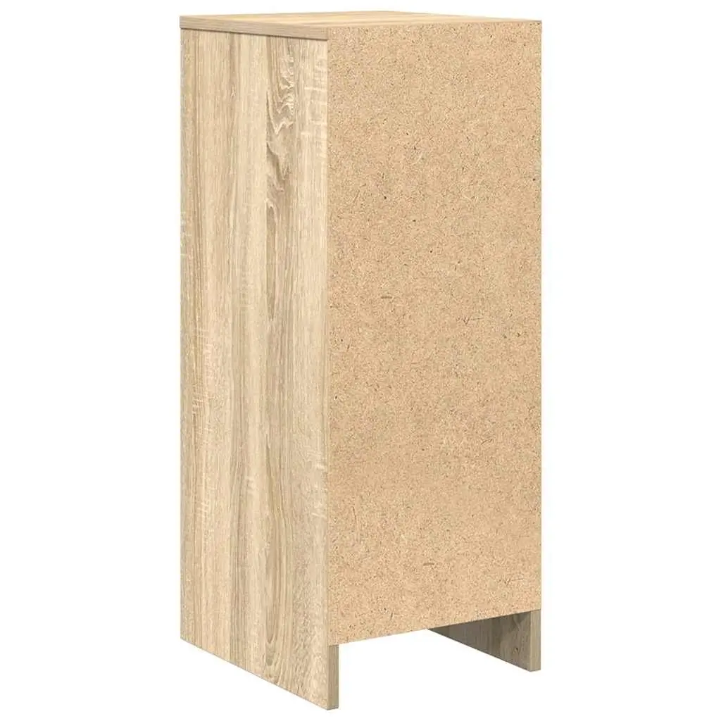 Sideboard Sonoma Oak 29.5x34x76 cm Storage Cabinet Buffet Engineered Wood Brown