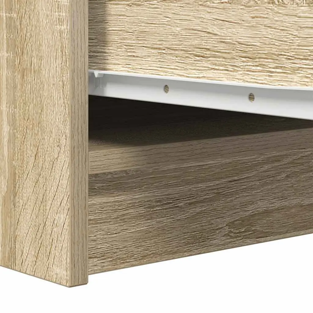 Sideboard Sonoma Oak 29.5x34x76 cm Storage Cabinet Buffet Engineered Wood Brown
