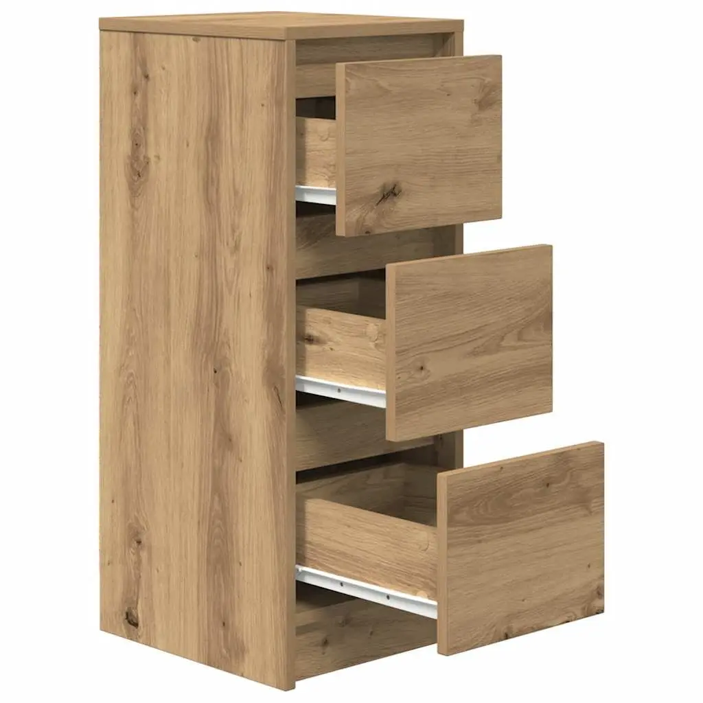 Sideboard Storage Cabinet Buffet Engineered Wood Brown 29.5 x 34 x 76 cm Dining Room Furniture