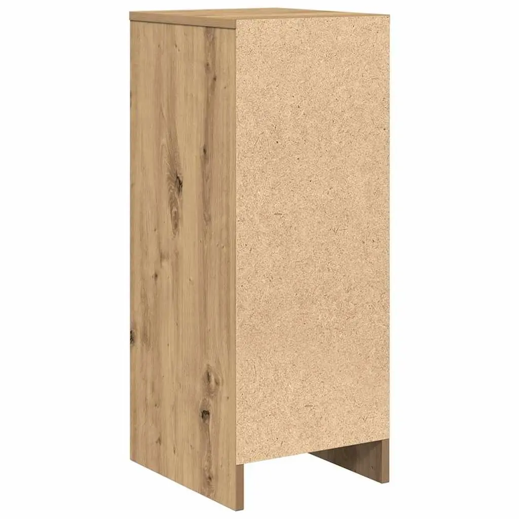 Sideboard Storage Cabinet Buffet Engineered Wood Brown 29.5 x 34 x 76 cm Dining Room Furniture