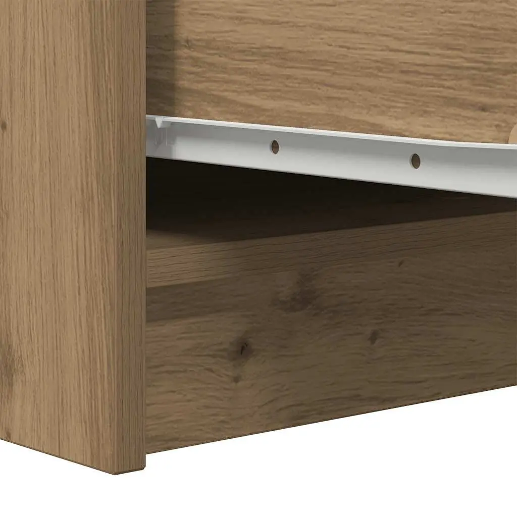 Sideboard Storage Cabinet Buffet Engineered Wood Brown 29.5 x 34 x 76 cm Dining Room Furniture