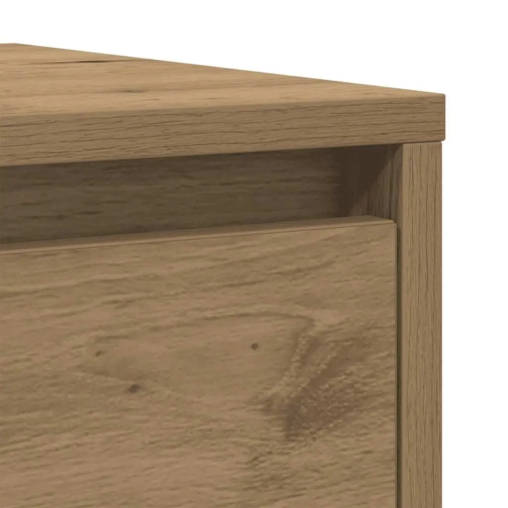 Sideboard Storage Cabinet Buffet Engineered Wood Brown 29.5 x 34 x 76 cm Dining Room Furniture
