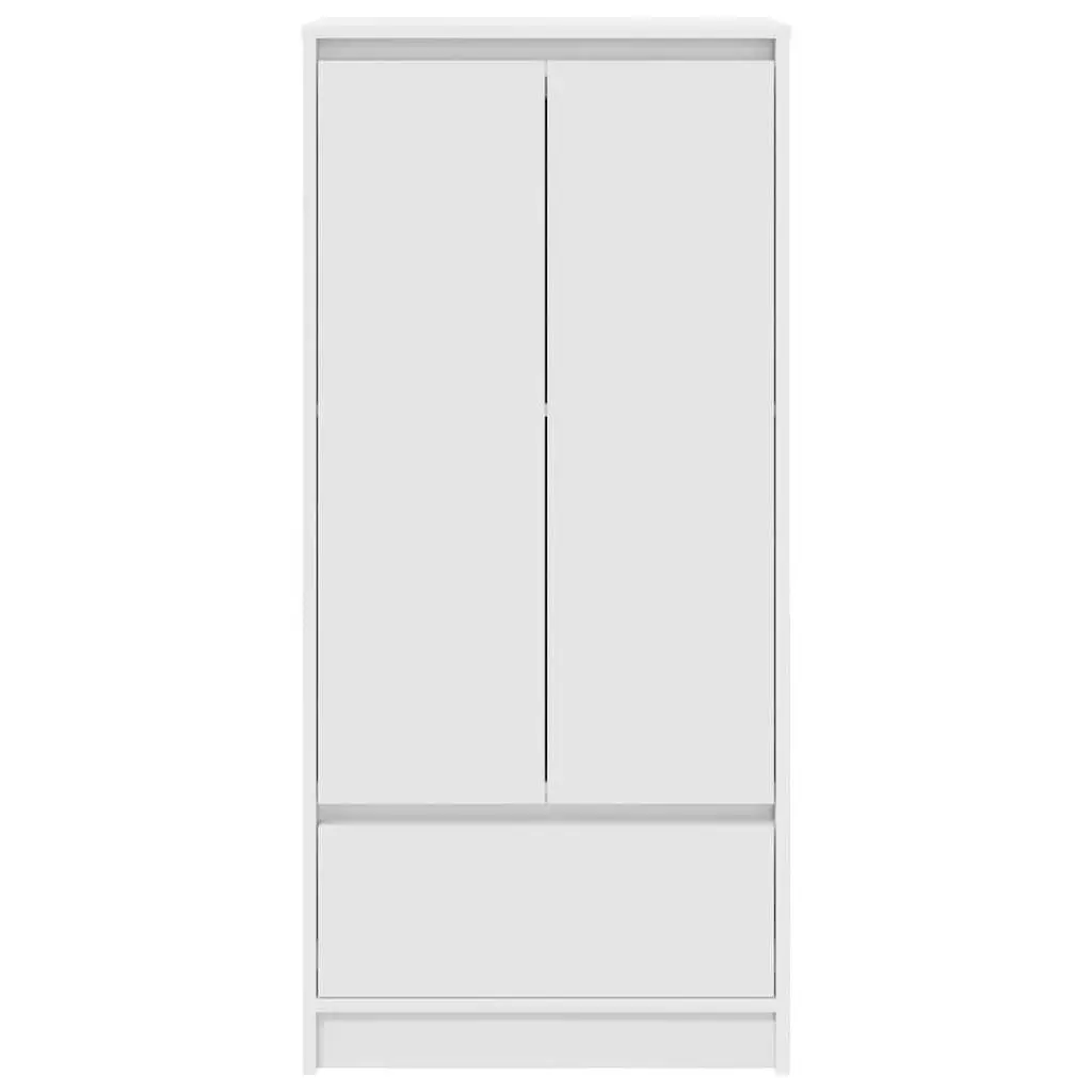Storage Cabinet with Drawer White Engineered Wood Furniture Sideboard Buffet