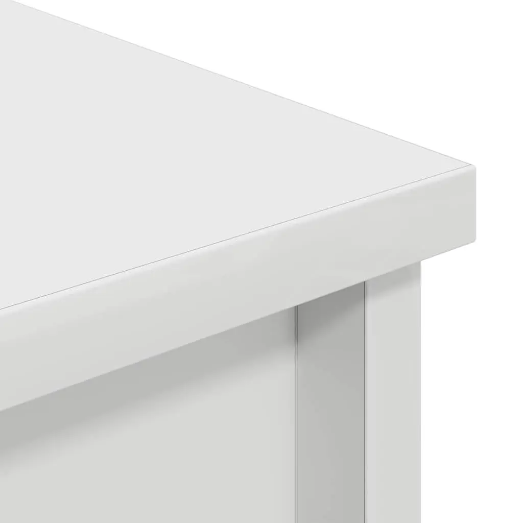 Highboard Storage Cabinet White Engineered Wood Buffet Cupboard 37.5L x 35W x 180H cm