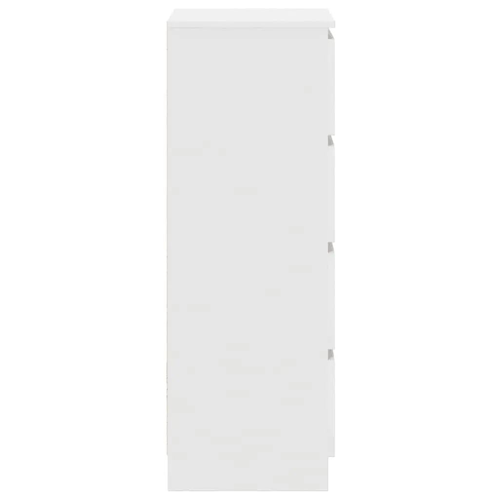 Sideboard Storage Cabinet Engineered Wood Organiser 37.5W x 35D x 99H cm White