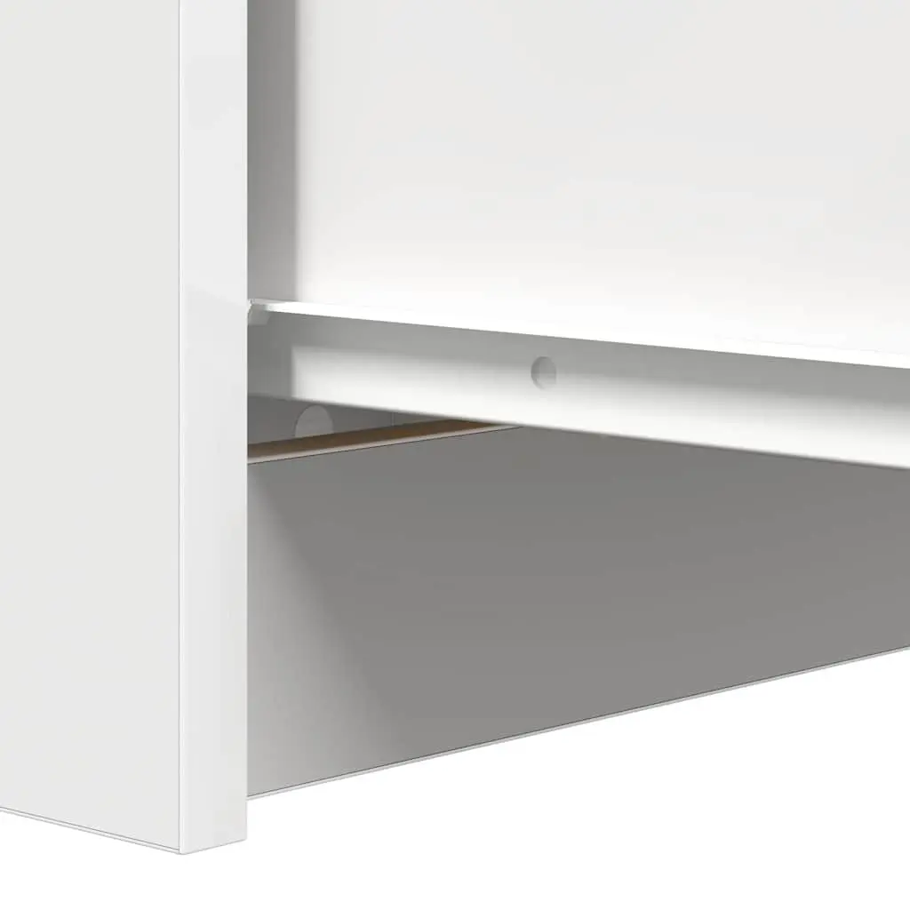 White Sideboard Cabinet with Ample Storage 37.5x35x76cm