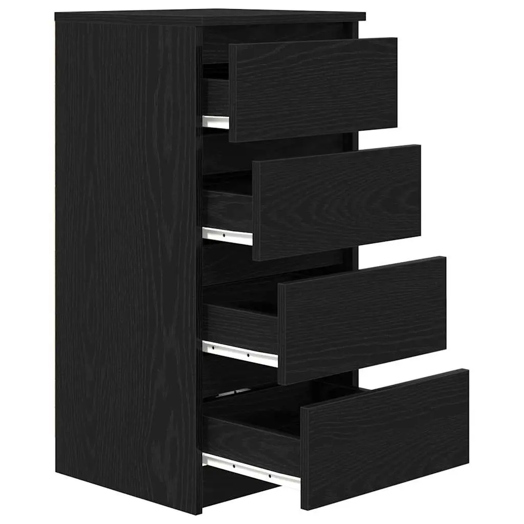 Black Oak Sideboard with Ample Storage Space
