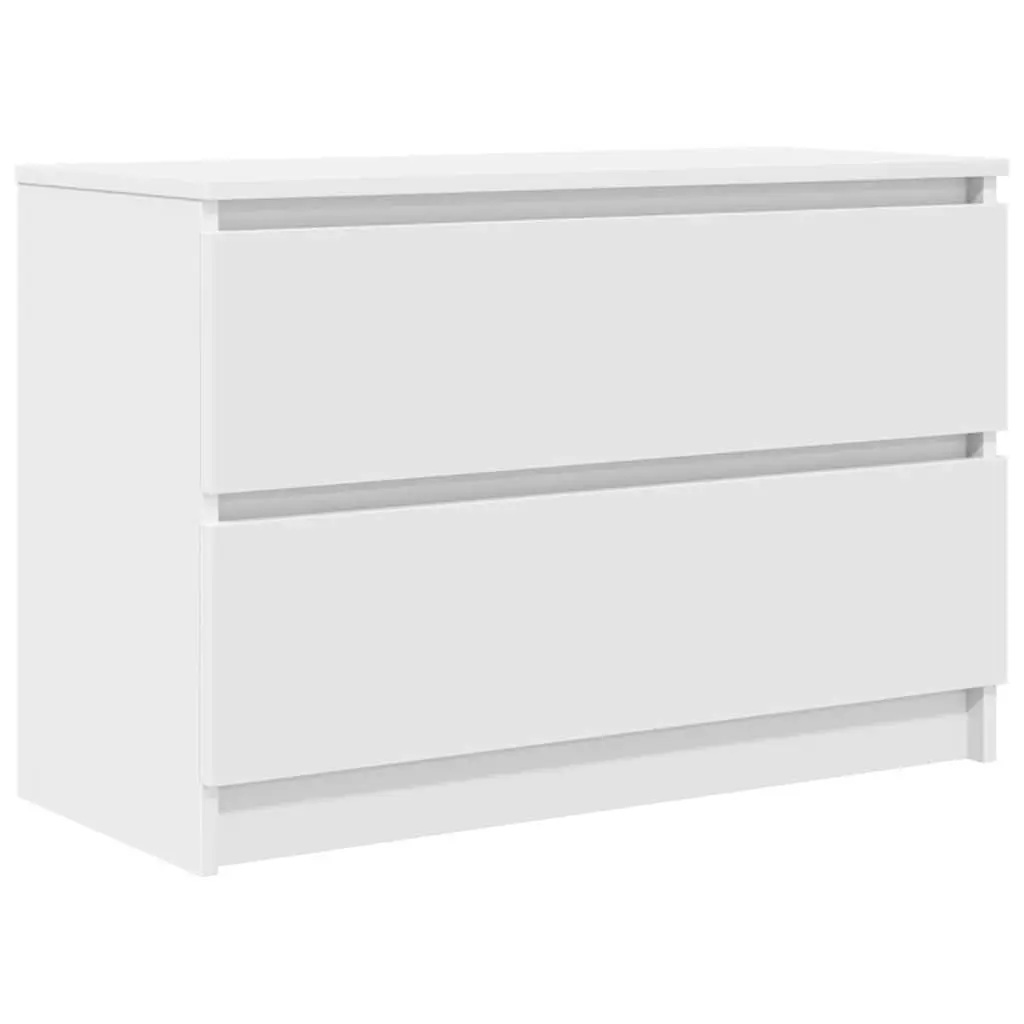 TV Cabinet Storage Unit Engineered Wood 80 x 35 x 54 cm White