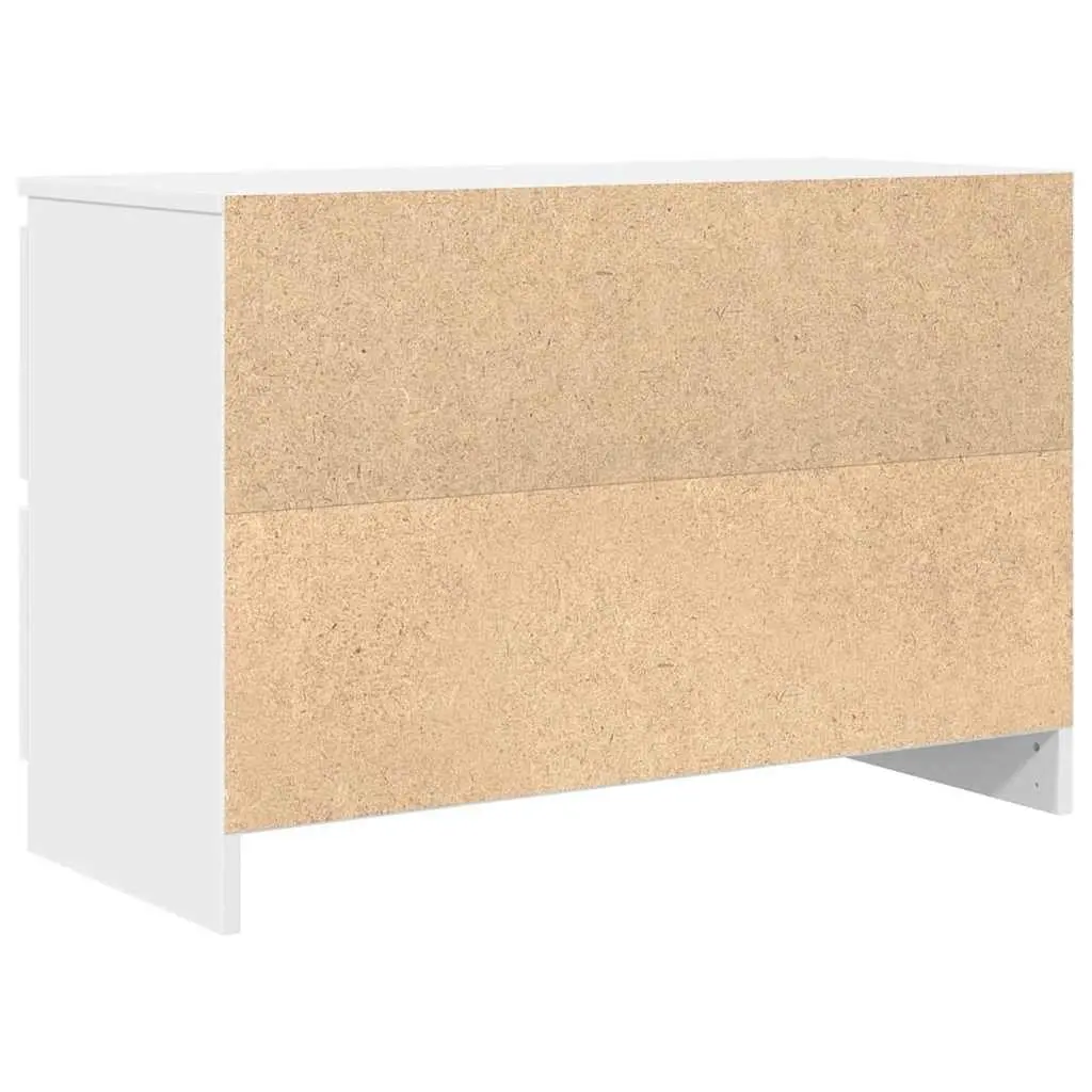 TV Cabinet Storage Unit Engineered Wood 80 x 35 x 54 cm White