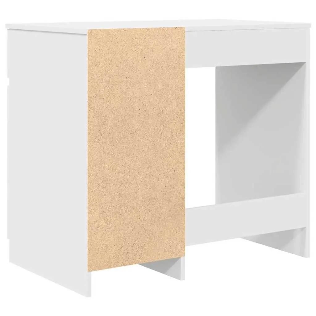 Office Desk Storage Drawer 86x49x76cm White Engineered Wood