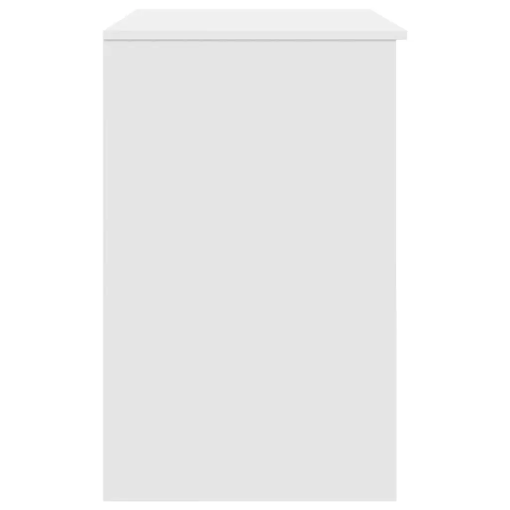 Office Desk Storage Drawer 86x49x76cm White Engineered Wood