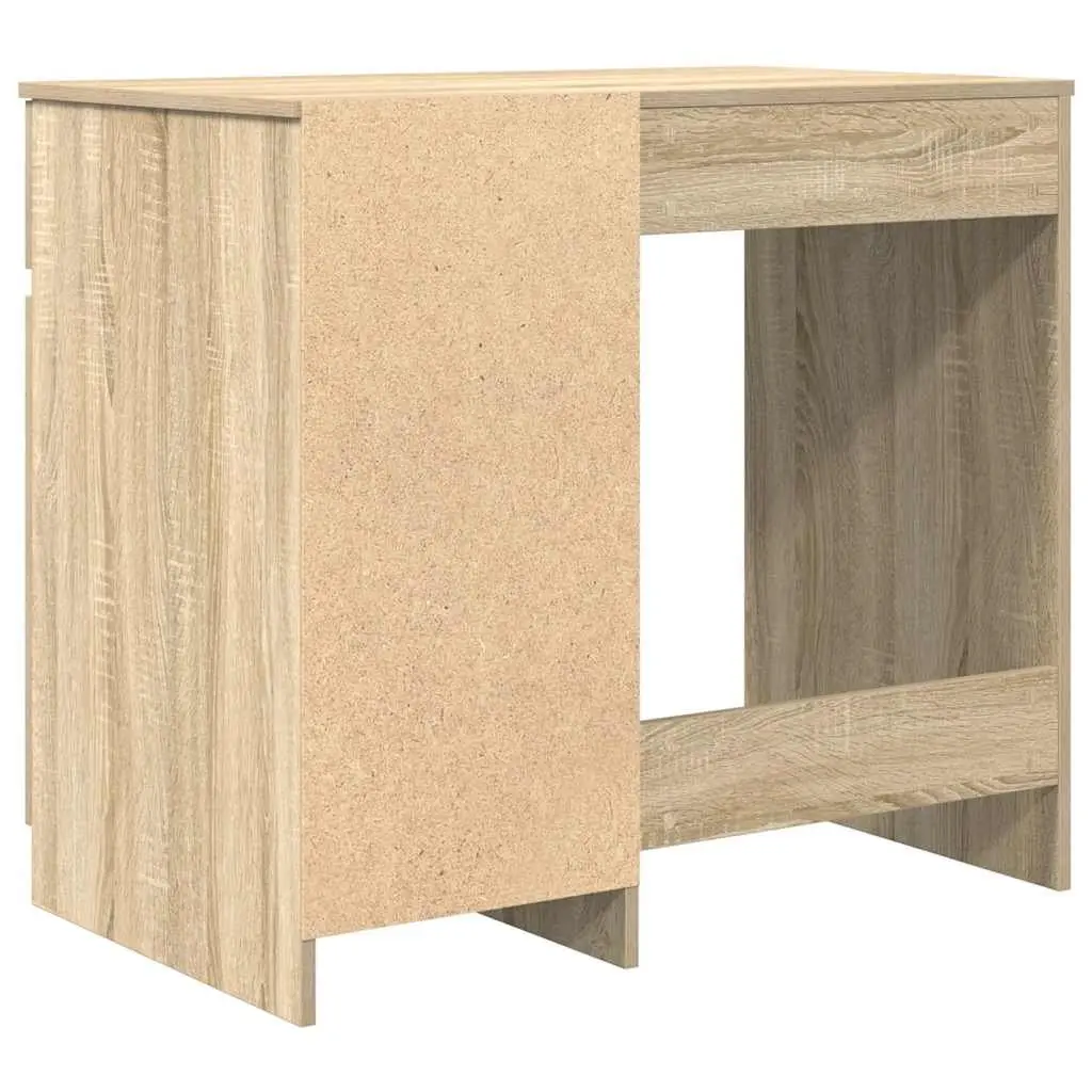 Office Desk Storage Solutions Engineered Wood 86x49x76cm Brown