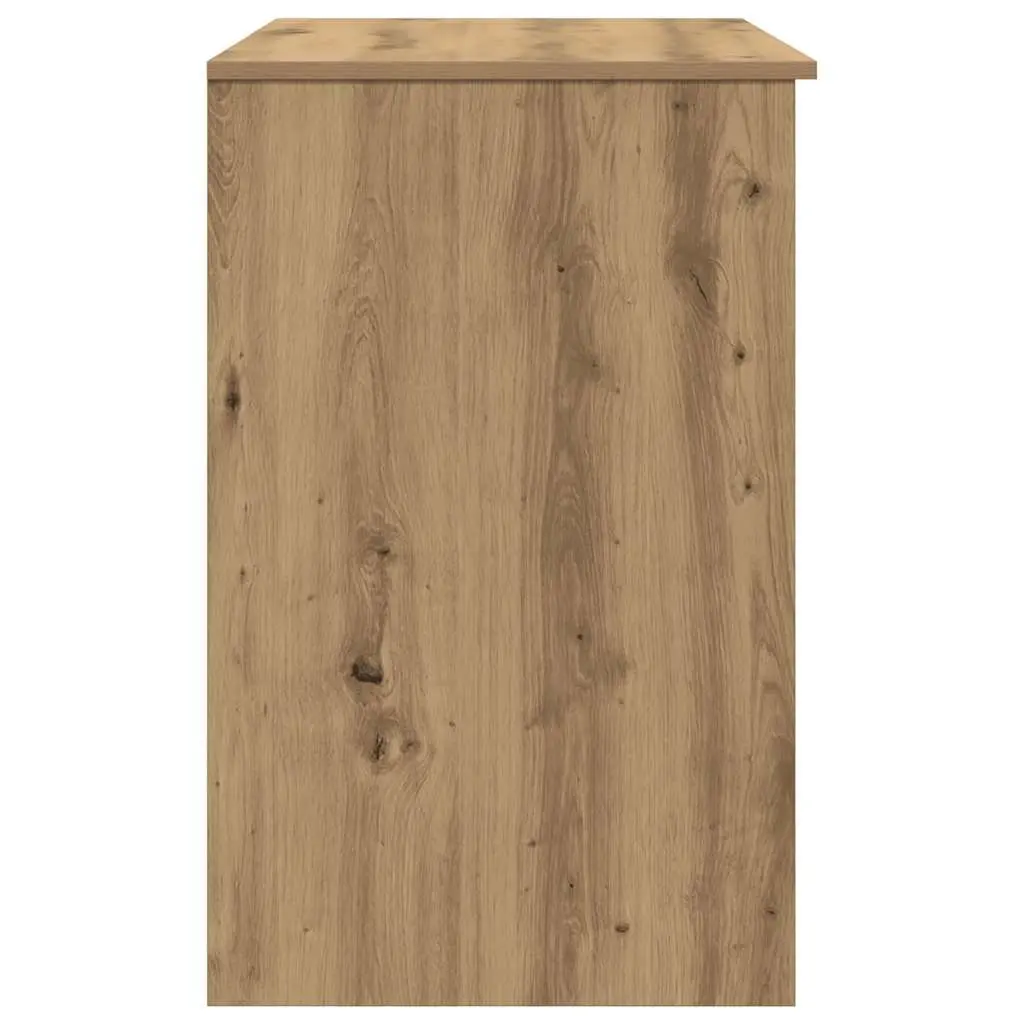 Office Desk Storage Cabinet Drawer Shelf Brown Engineered Wood 86W x 49D x 76H cm