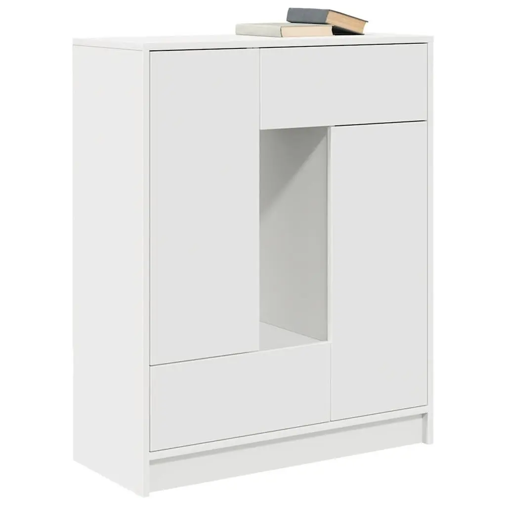 Sideboard Buffet Cabinet Storage Organizer with Doors and Drawers 73cm White
