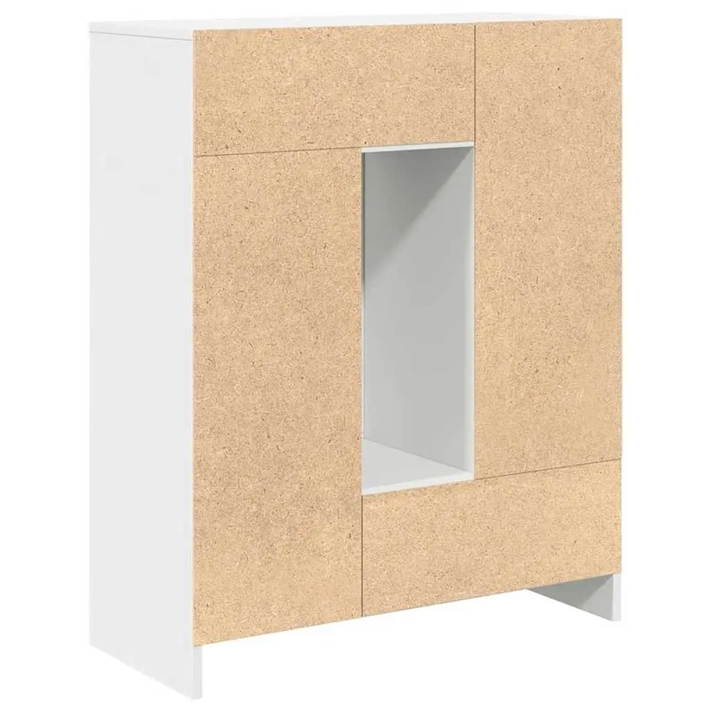 Sideboard Buffet Cabinet Storage Organizer with Doors and Drawers 73cm White