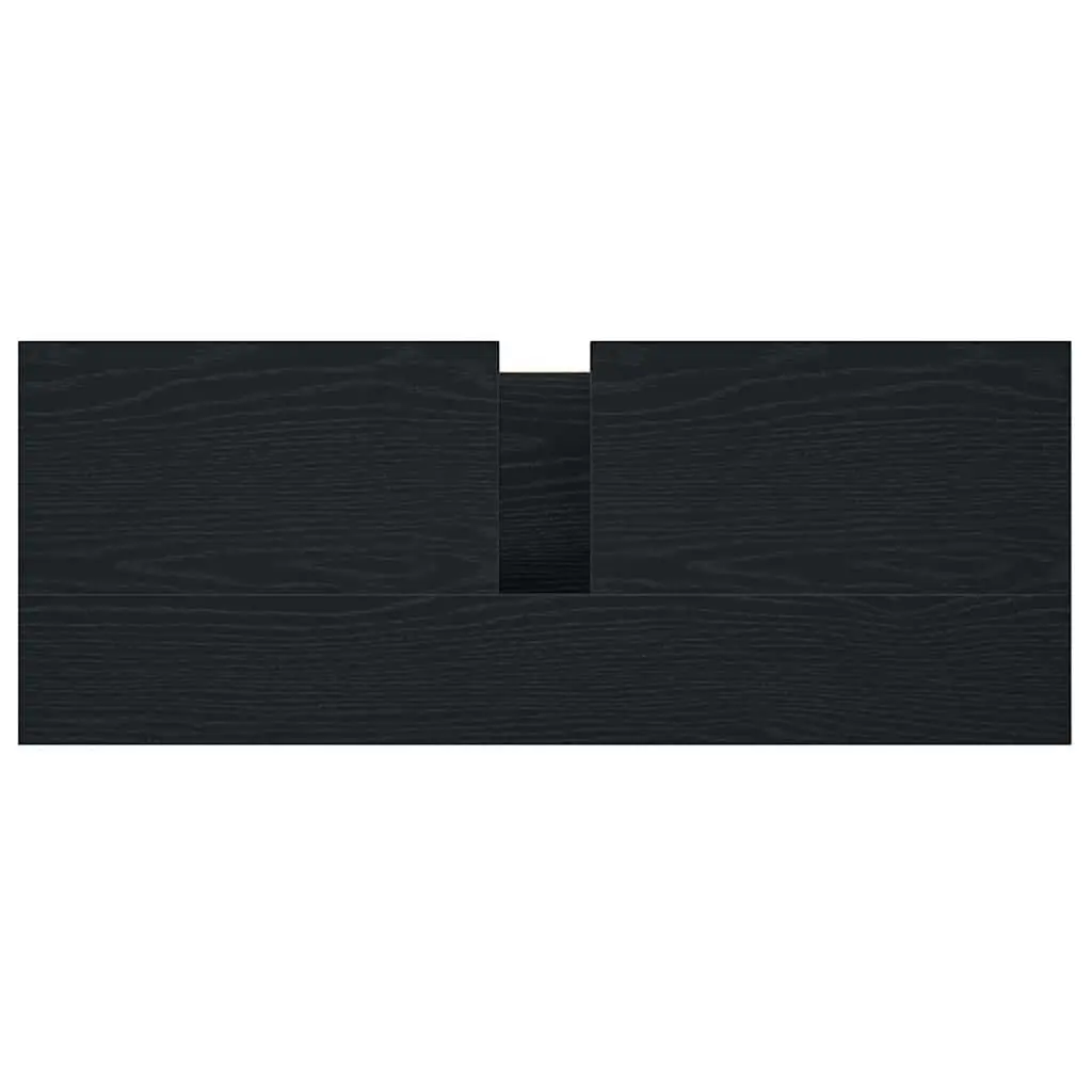 Bathroom Vanity Unit Basin Cabinet Storage 90x34.5x60cm Black Oak