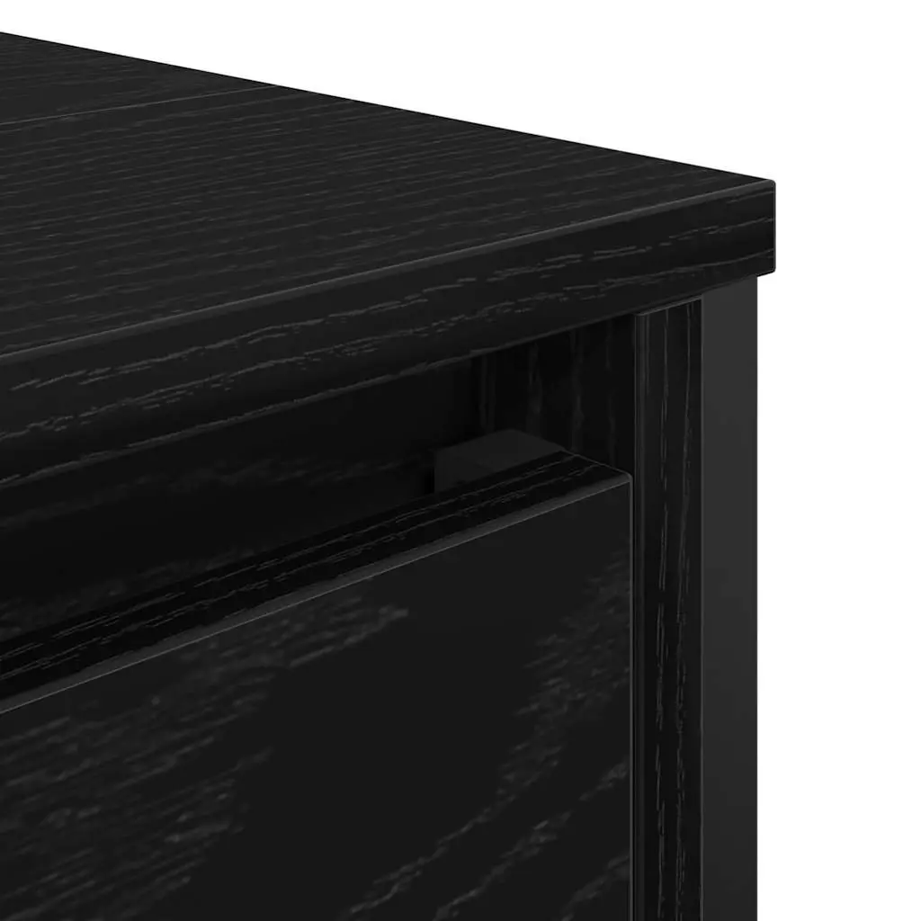 Bathroom Vanity Unit Basin Cabinet Storage 90x34.5x60cm Black Oak